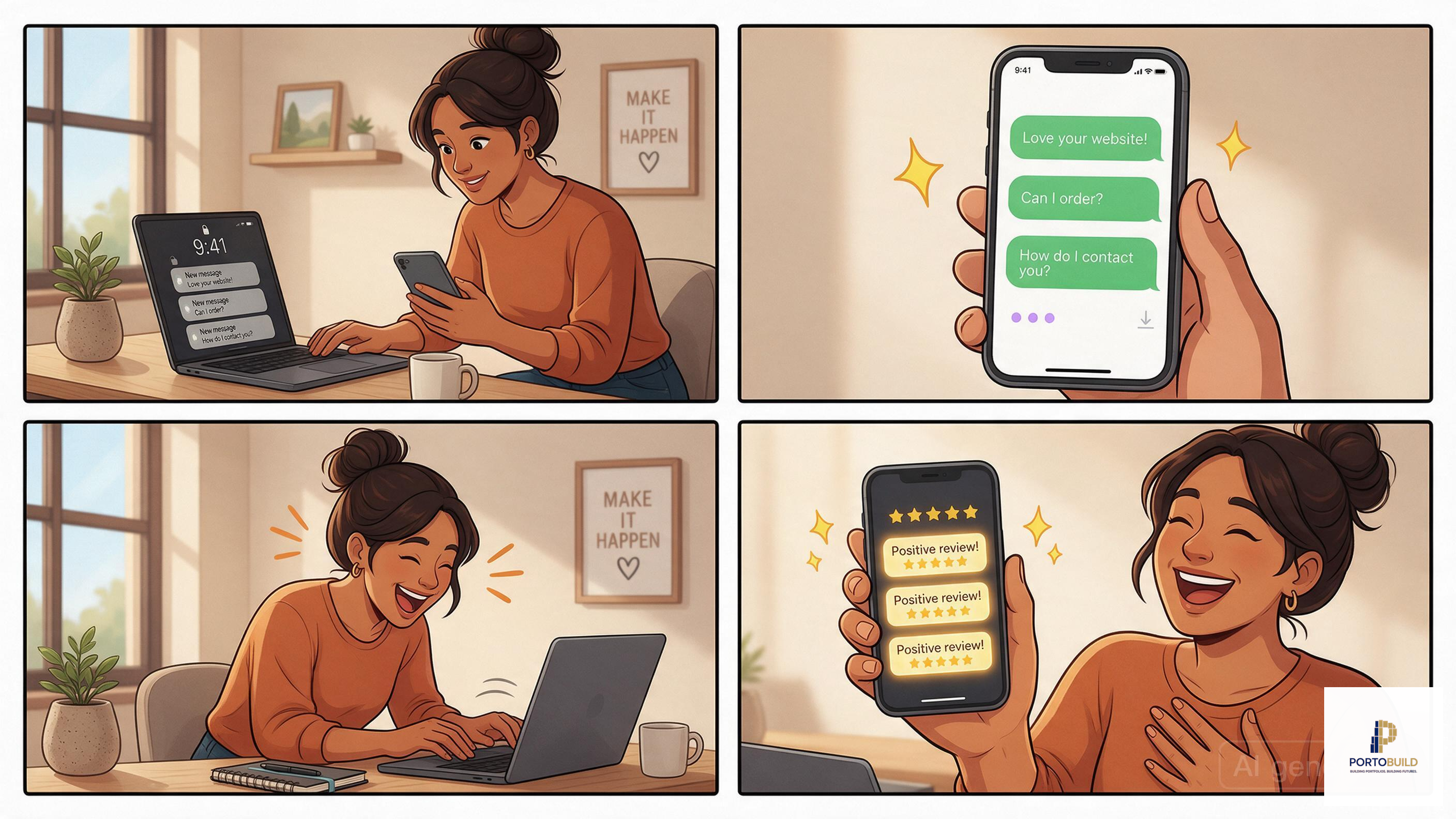 Comic: First customer notifications appear